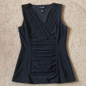 WHBM Black Sleeveless Top